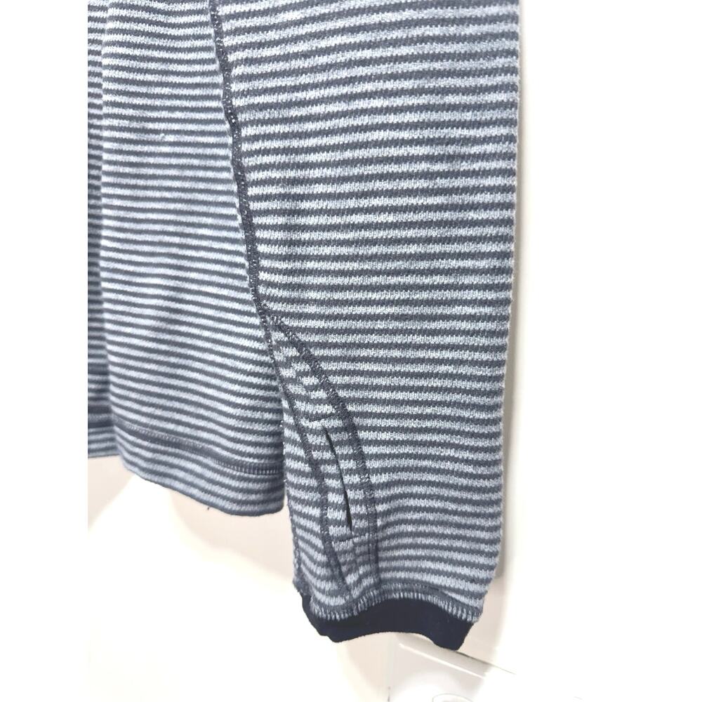 Lululemon Run: Turn Around Long Sleeve In Deep Coal Mini Check Size 10 - Picture 8 of 12
